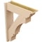 Ekena Millwork 7 1/2-in W x 26-in D x 34-in H Balboa Trad Rough Cedar Woodgrain TimberThane Outlooker, Primed Tan OUTUR075X26X34BOA04RCPR - alternate 4